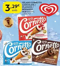 Spar Gelado cornetto chocolate/ clássico / morango olá promoção