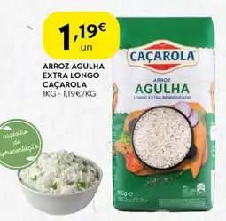 Arroz agulha extra longo caçarola