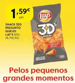 Spar Snack 3ds presunto queijo lay's promoção