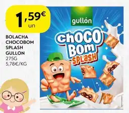 Spar Bolacha chocobom splash gullon promoção