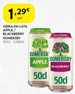 Sidra em lata apple / blackberry somersby