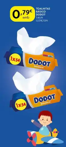 Spar Toalhitas básico dodot promoção