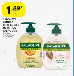 Spar Sabonete líquido leite & mel / nutritivo palmolive promoção