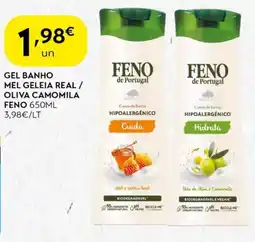 Gel banho mel geleia real / oliva camomila feno