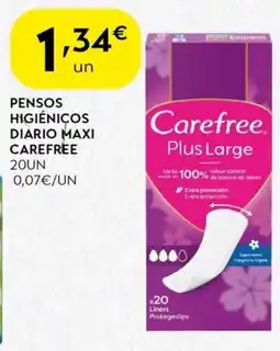 Pensos higiénicos diario maxi carefree