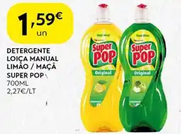 Spar Detergente loiça manual limão / maçã super pop promoção