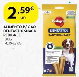 Spar Alimento p/cão dentastix snack pedigree promoção
