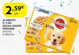 Spar Alimento p/ cão geleia junior pedigree promoção
