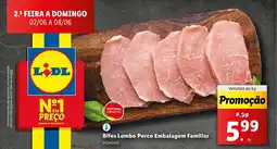 Lidl Bifes Lombo Porco Embalagem Familiar promoção