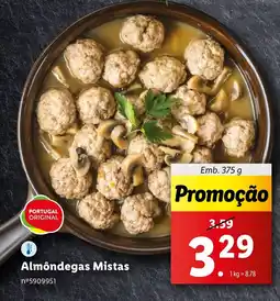 Lidl Almôndegas Mistas promoção
