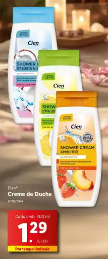 Lidl Cien Creme de Duche promoção
