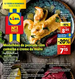 Lidl Medalhões de Pescada Sem Pele promoção