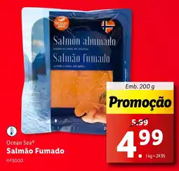 Lidl Ocean Sea Salmão Fumado promoção