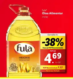 Lidl Fula Óleo Alimentar promoção