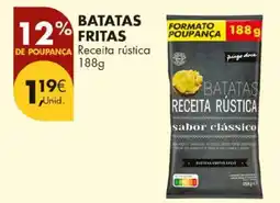 Pingo Doce Batatas fritas receita rústica promoção