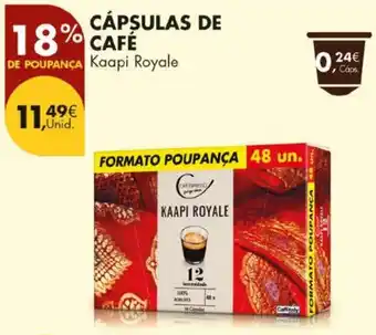 Pingo Doce Cápsulas de cafe promoção