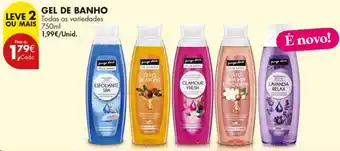 Pingo Doce Gel de banho promoção