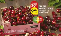 Pingo Doce Cereja pingo doce embalada promoção