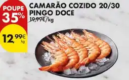 Pingo Doce Camarão cozido 20/30 pingo doce promoção