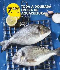 Pingo Doce Toda a dourada fresca de aquacultura granel promoção