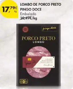 Pingo Doce Lombo de porco preto pingo doce promoção