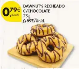 Pingo Doce Dawnut's recheado c/chocolate promoção