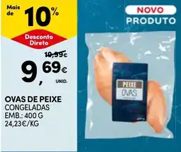 Continente Ovas de peixe congeladas promoção