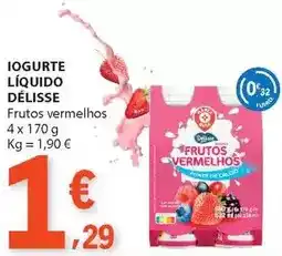 E.Leclerc Delisse - iogurte liquido promoção