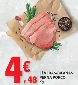E.Leclerc Fèveras/bifanas perna porco promoção