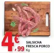 E.Leclerc Salsicha fresca porco promoção