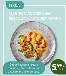 Pingo Doce Frango tandoori com brócolos e abóbora assada promoção