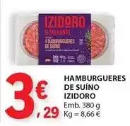 E.Leclerc Izidoro - hamburgueres de suino promoção