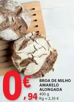 E.Leclerc Broa de milho amarelo alongada promoção