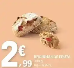 E.Leclerc Broinhas de fruta promoção
