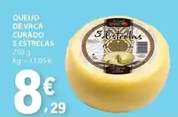 E.Leclerc Queijo de vaca curado promoção