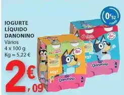 E.Leclerc Danonino - iogurte liquido promoção