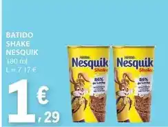 E.Leclerc Nesquik - batido shake promoção