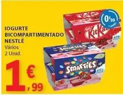 E.Leclerc Iogurte bicompartimentado promoção
