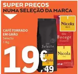 E.Leclerc Nicola - café torrado em grão promoção