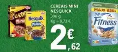 E.Leclerc Lion - cereais mini nesquick promoção