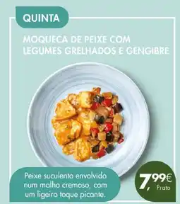 Pingo Doce Moqueca de peixe com legumes grelhados e gengibre promoção