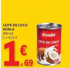 E.Leclerc Koala - leite de coco promoção