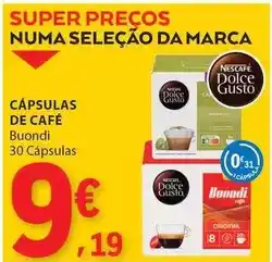 E.Leclerc Buondi - cápsulas de café promoção