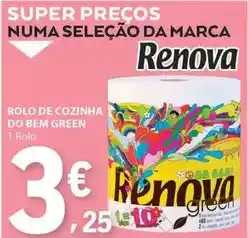 E.Leclerc Renova - rolo de cozinha do bem green promoção
