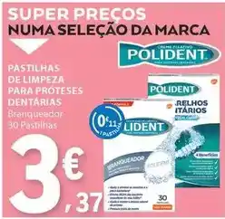E.Leclerc Polident - pastilhas de limpeza para proteses dentárias promoção