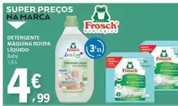 E.Leclerc Detergente maquina roupa liquido promoção