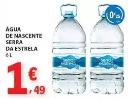E.Leclerc Estrela - água de nascente promoção