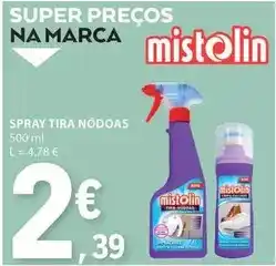 E.Leclerc Mistolin - spray tira nódoas promoção