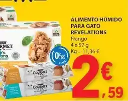 E.Leclerc Gourmet - alimento humido para gato revelations promoção