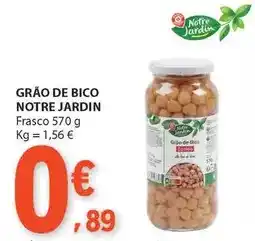 E.Leclerc Notre jardin - grão de bico promoção